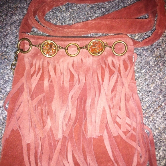 Cute Cloth Fringed Crossbody Purse Christmas - Picture 8 of 8
